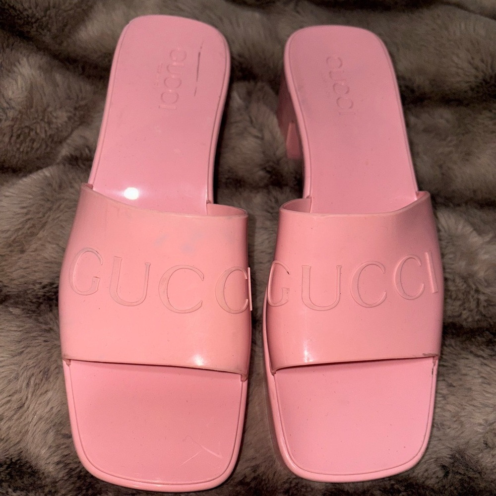 Gucci Light Pink Women's Mules
